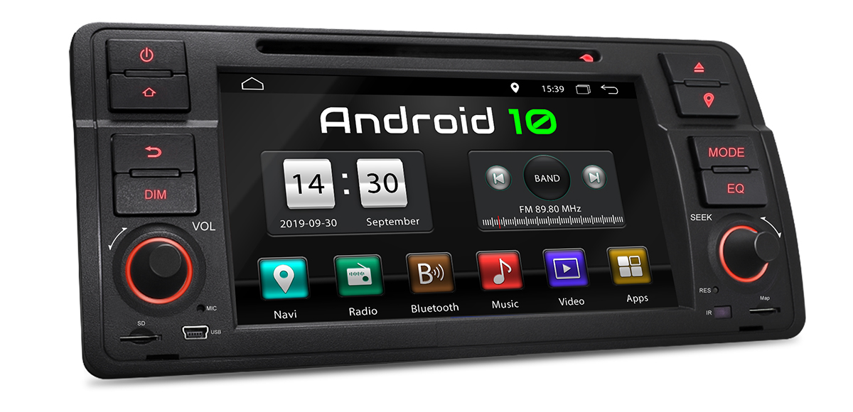 Android 10 Car Radio Bluetooth for BMW E46 M3 Rover 75